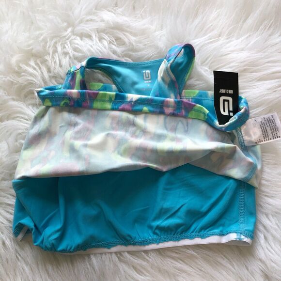 ID Ideology‎ Kids Tank Top Large Butterfly Blue Racerback Sleeveless NWT - Picture 4 of 6